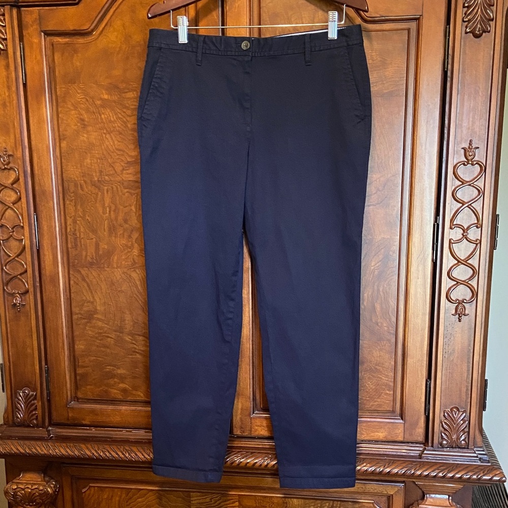 Talbots Indigo Relaxed Chinos Preppy Size 10 - Picture 1 of 5